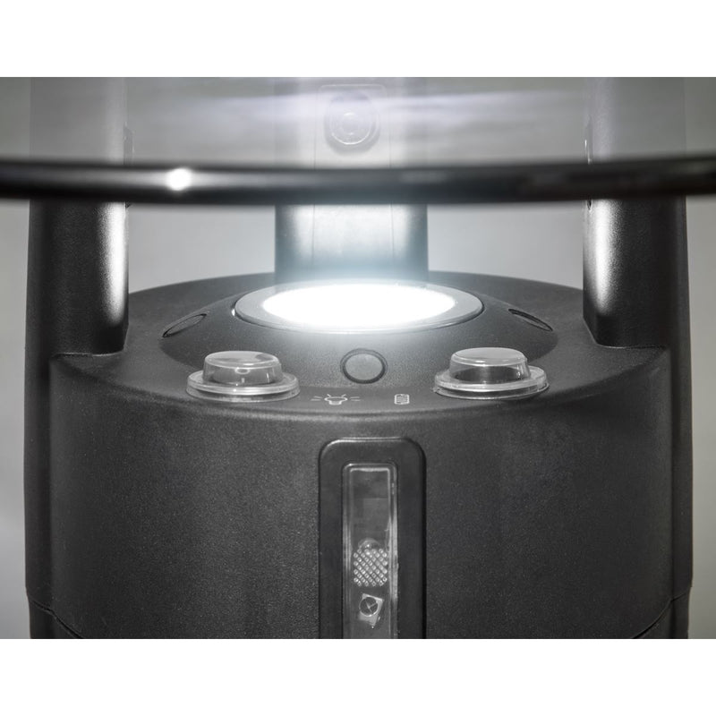 Dellonda Bistro Table with 1200W Heater - Black/Stainless Steel Dellonda  - Dynamic Drive