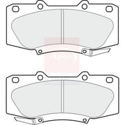 Apec Front Brake Pad Set fits Toyota Hilux Vigo VII Pickup 2005-2015 2.5 3.0