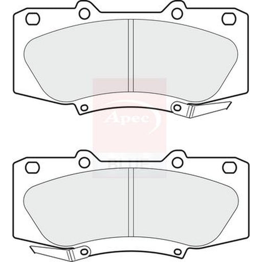 Apec Front Brake Pad Set fits Toyota Hilux Vigo VII Pickup 2005-2015 2.5 3.0