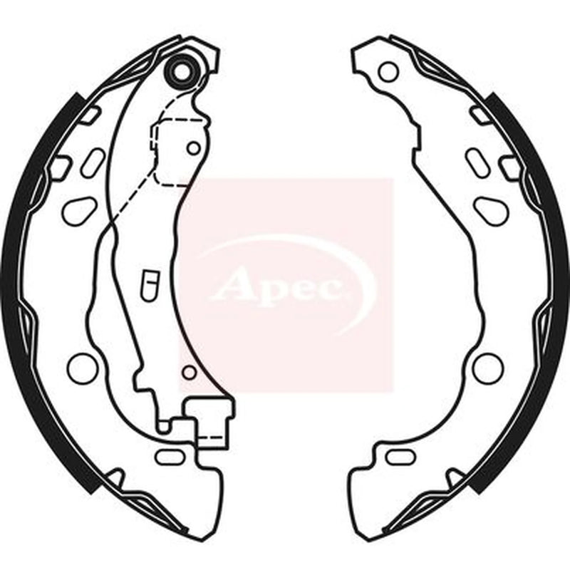 Apec Brake Shoe Set Axle Kit SHU719