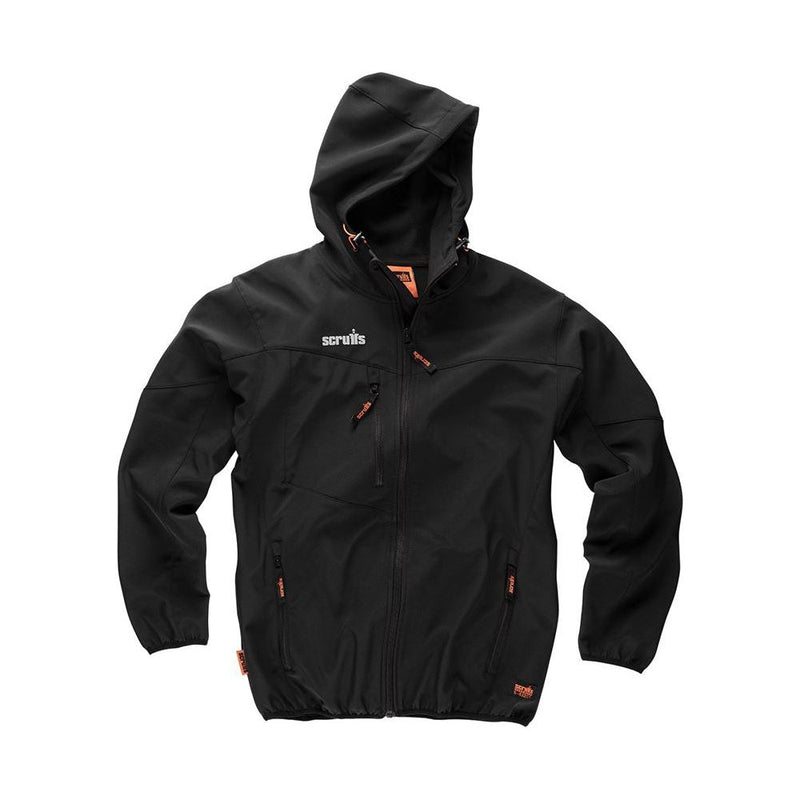 Scruffs Worker Softshell Jacket Black S Scruffs - Dynamic Drive