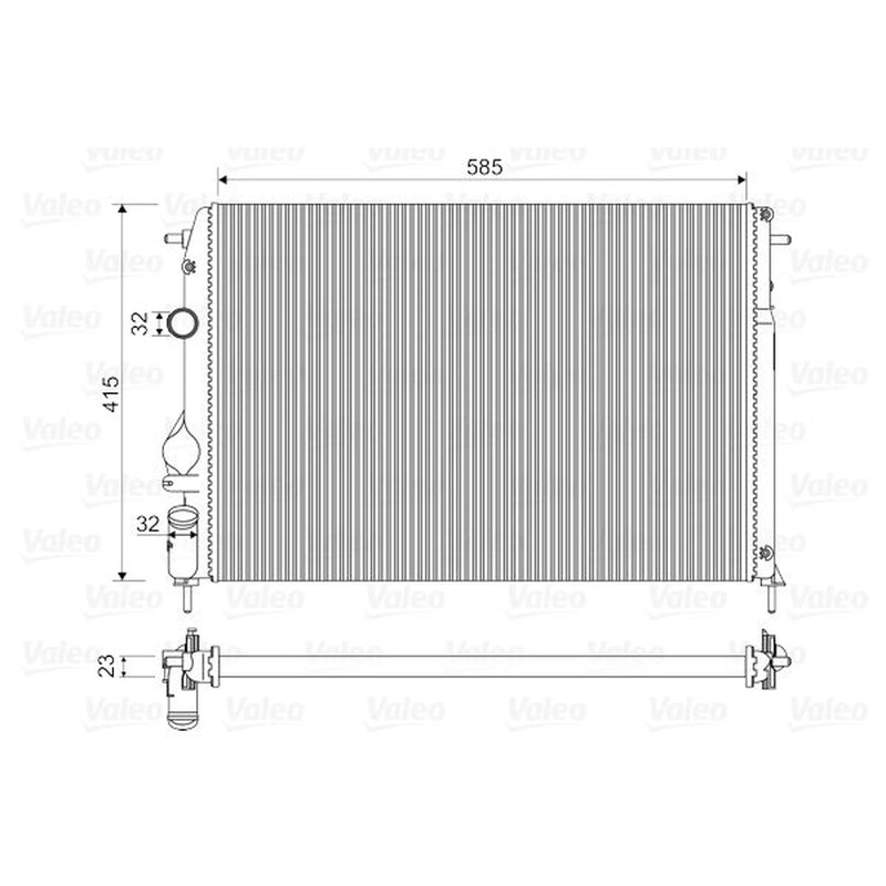 Valeo Engine Radiator 732866