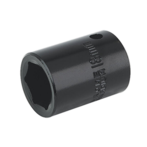 Sealey Impact Socket 18mm 1/2"Sq Drive IS1218 Sealey - Dynamic Drive