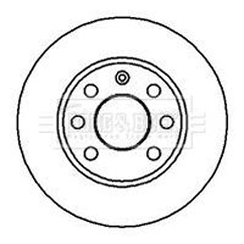 Borg & Beck Front Brake Vented Discs & Pads fits Chevrolet Spark 2010 on 1.0 1.2
