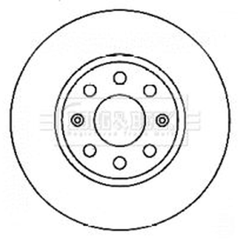 Borg & Beck Front & Rear Brake Discs & Pads fits Fiat Punto Evo 2009-2012