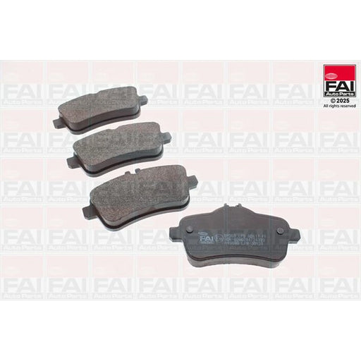 FAI Rear Brake Pad Set fits Mercedes-Benz A-Class 2013-2018 176.052