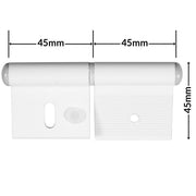 Hinge White (C10) for Caravan/Motorhomes Nova - Dynamic Drive