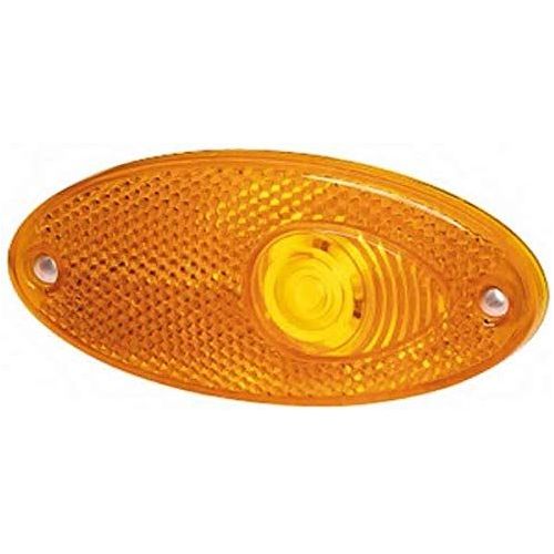 Oval Side Marker Lamp Amber EL125H 2PS96 Hella - Dynamic Drive