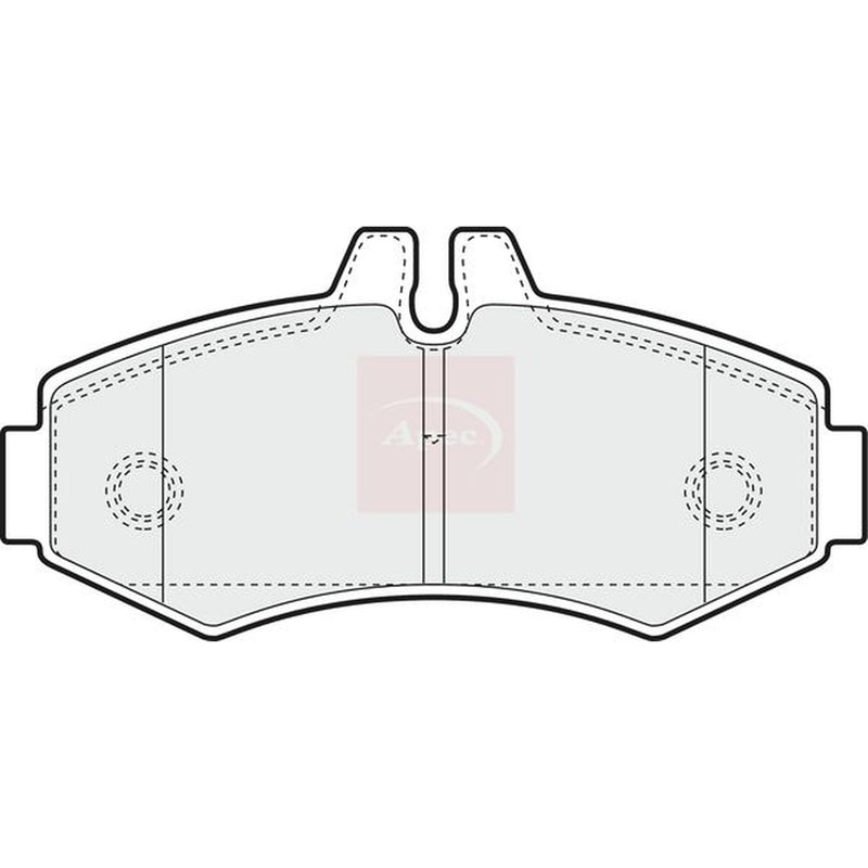 Apec Front Brake Pad Set fits Mercedes-Benz V-Class 1996-2003