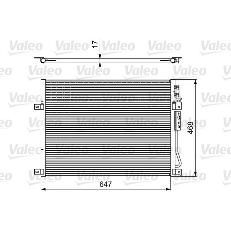 Valeo Air Conditioning Condenser 814086