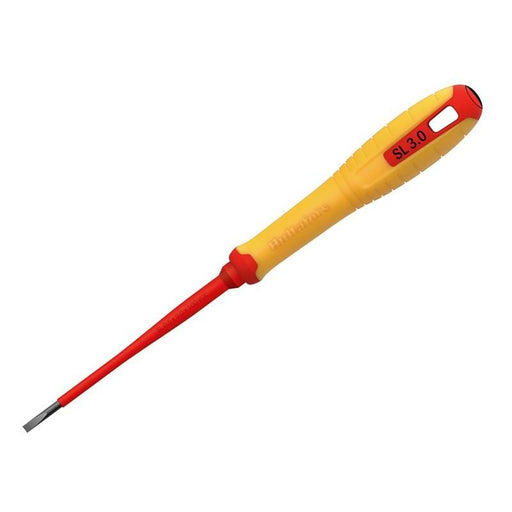 Hultafors VDE Slotted Screwdriver 3.0 x 100mm Hultafors - Dynamic Drive