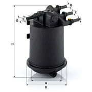 MANN-FILTER Full Service Kit with Air, Oil, Fuel & Cabin Fil fits Renault Espace