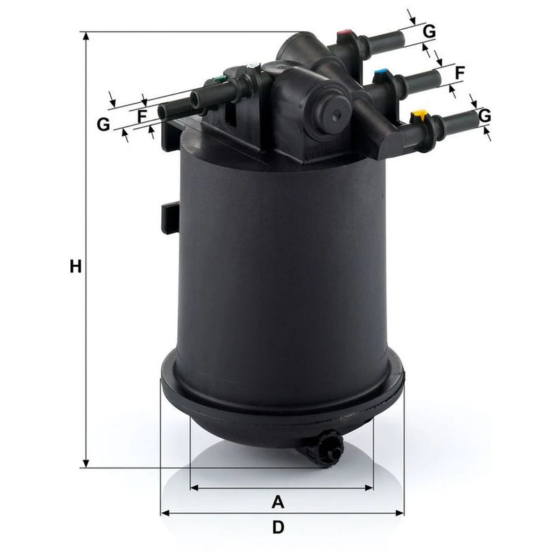 MANN-FILTER Full Service Kit with Air, Oil, Fuel & Cabin Fil fits Renault Espace