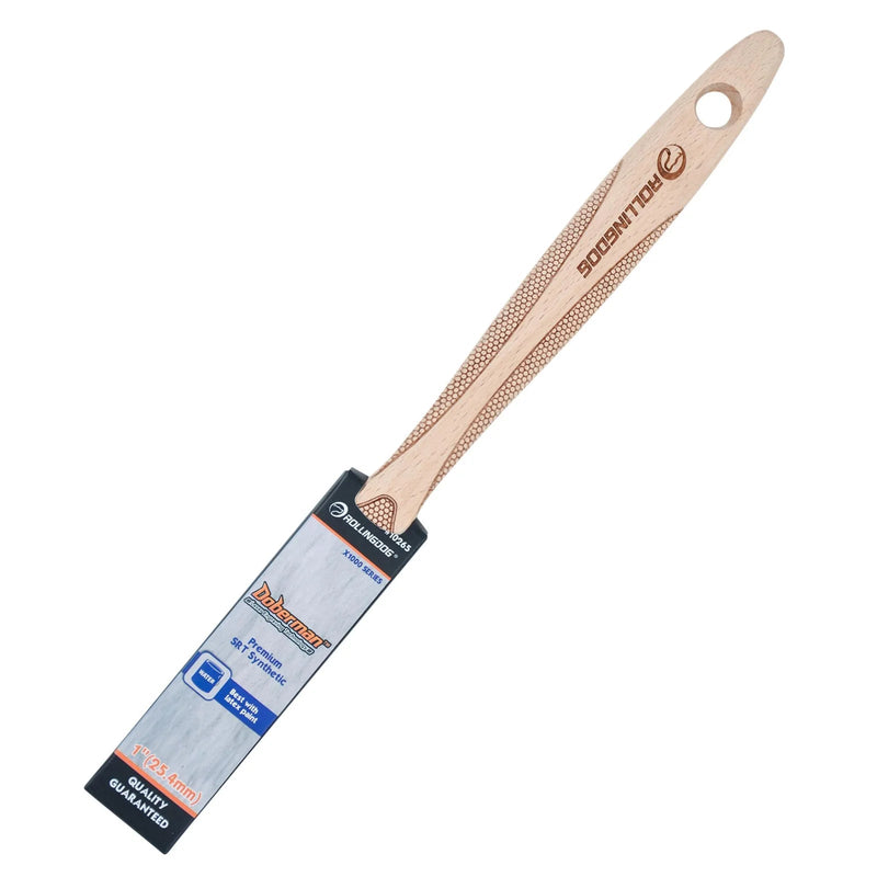 ROLLINGDOG DOBERMAN™ X1000 Series Flat Paint brush 1-3" - image 1