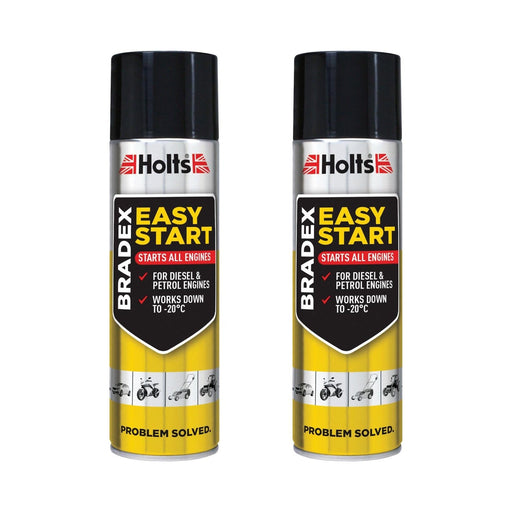 2 x Holts Bradex Easy Start Petrol Diesel Car Van Truck Starting Engine Spray Aid Holts - NN4 Online 