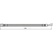 Apec Brake Hydraulic Hose Line Front fits Hyundai I10 I 2007-2013 1.0 1.1 1.2