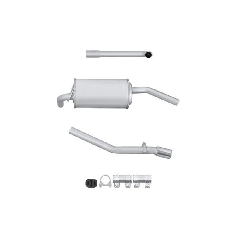 Hella End Silencer Rear fits Fiat Uno 1983-1995 0.9 1.0