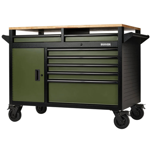 Draper BUNKER 14 Drawer Multi-Functional Workbench Roller Tool Cabinet, 48" - image 1