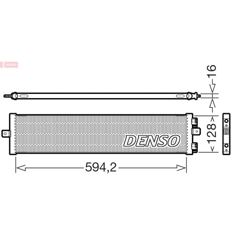 Denso Air Conditioning Condenser fits Genesis GV60 2021 on