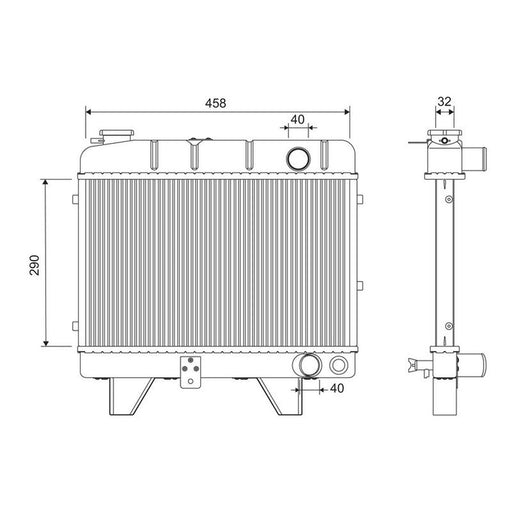 Valeo Engine Radiator 810881