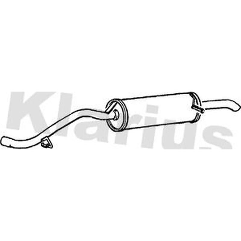 Klarius Box With Tail Pipe Rear fits Rover 100 / Metro 1990-1998