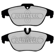 Juratek Rear Brake Vented Discs & Pads fits Mercedes-Benz Glk-Class 2008-2015