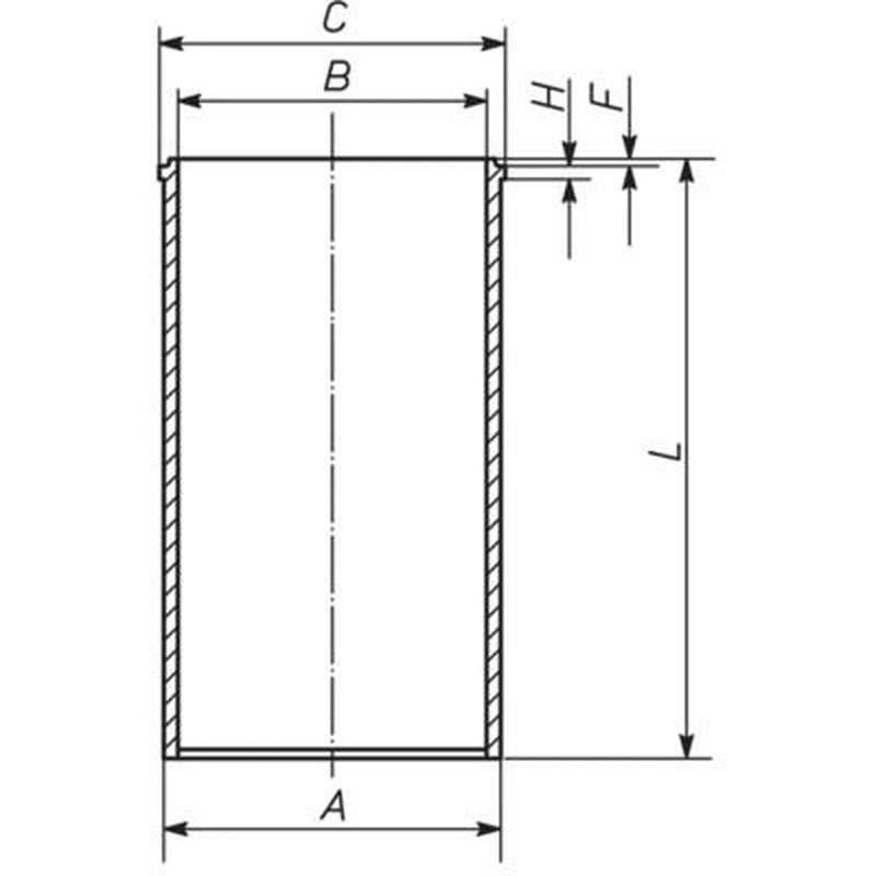 Mahle Engine Cylinder Liner Sleeve 104mm