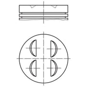 Mahle Piston Cylinder Bore = 96mm 002 68 01