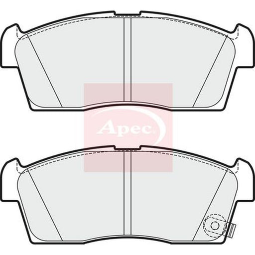 Apec Front Brake Pad Set fits Citroën C-Zero 2010-2011