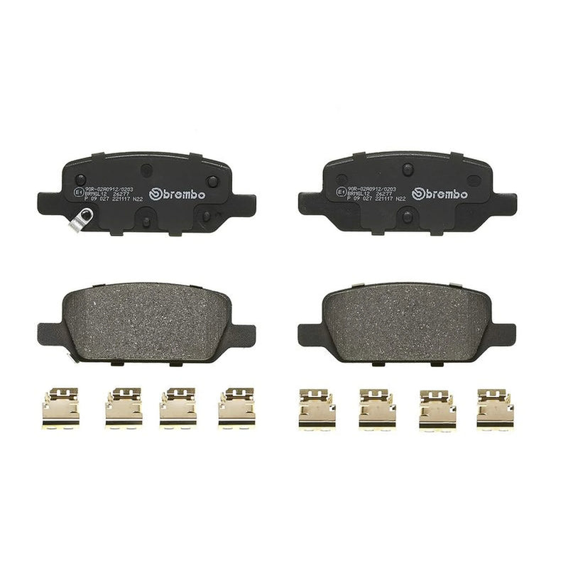 Brembo Rear Brake Internally Vented Discs & Pads fits Tesla Model Y 2019-2025