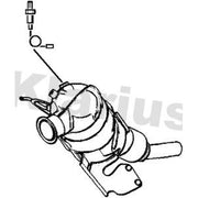 Klarius Diesel Particulate Filter T/A fits BMW 1 2006-2011