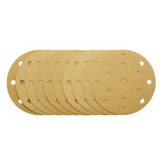 Draper Gold Sanding Discs with Hook & Loop, 150mm, 180 Grit, 15 Dust Extraction - image 1