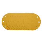 Draper Gold Sanding Discs with Hook & Loop, 150mm, 240 Grit, 15 Dust Extraction - image 1