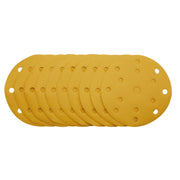 Draper Gold Sanding Discs with Hook & Loop, 150mm, 320 Grit, 15 Dust Extraction - image 1