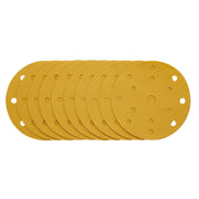 Draper Gold Sanding Discs with Hook & Loop, 150mm, 400 Grit, 15 Dust Extraction - image 1