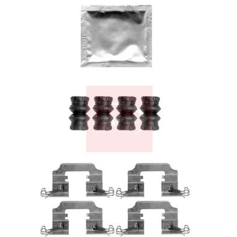 Apec Brake Pad Accessory Fitting Kit Rear fits Renault Espace V 2015-2023
