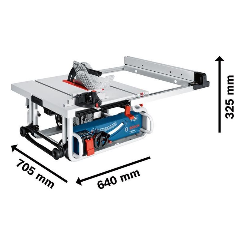 Bosch GTS 10 J Professional Table Saw 1800W 240V Bosch - Dynamic Drive