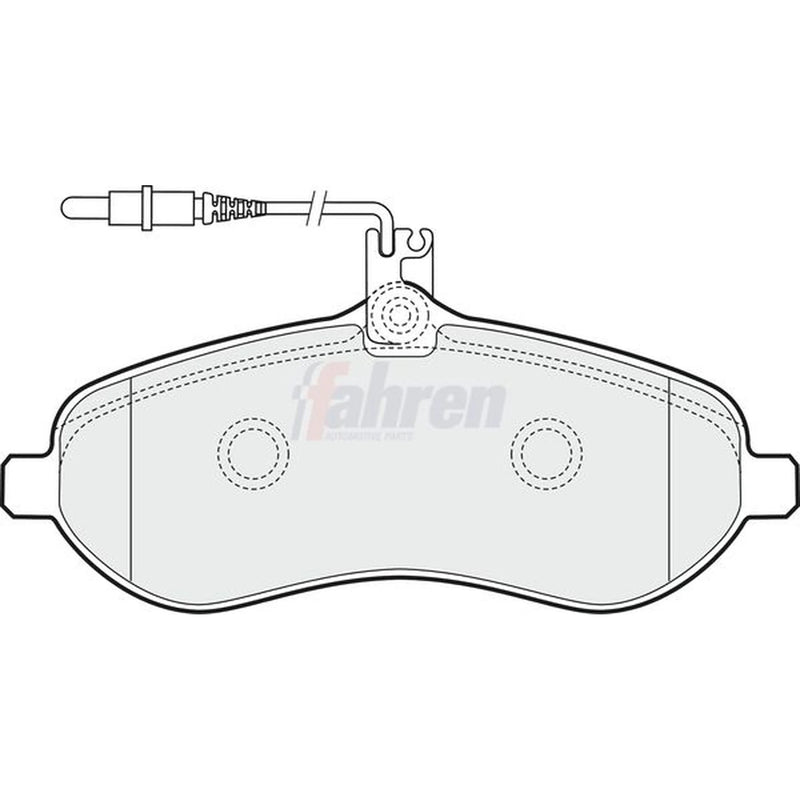 Fahren Front Brake Pad Set FBP3097