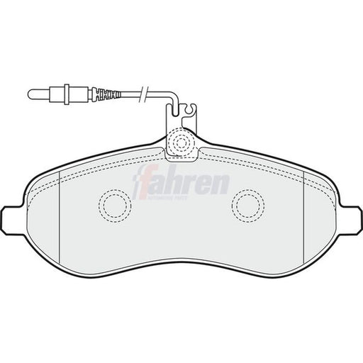 Fahren Front Brake Pad Set FBP3097