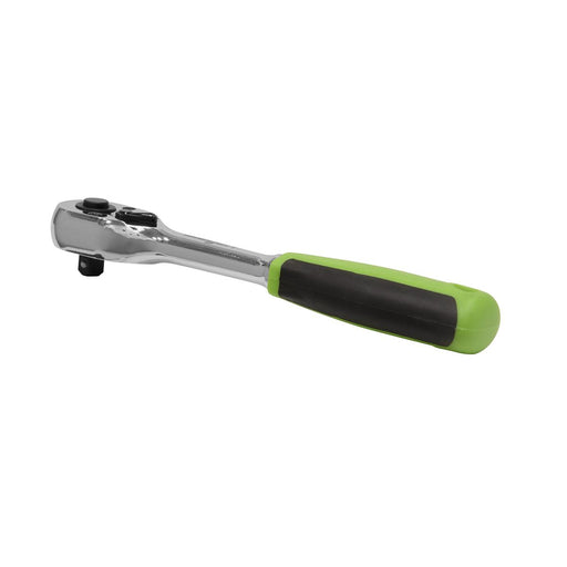 Siegen Ratchet Handle Socket Wrench 1/4" Drive 72 Tooth Pear Head Quick Release Siegen by Sealey  - Dynamic Drive