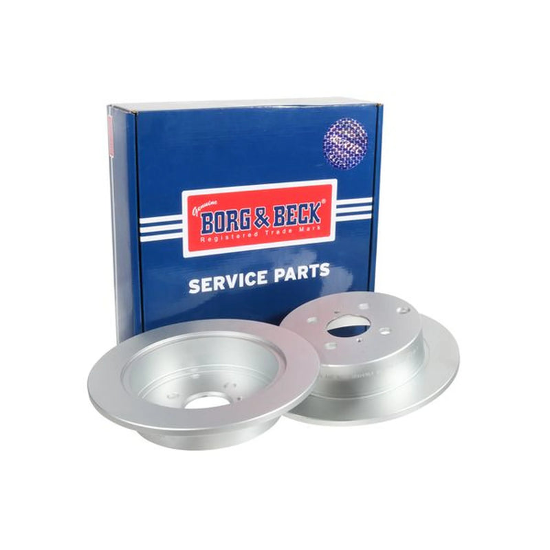 Borg & Beck Front & Rear Brake Discs & Pads fits Toyota Corolla 2001-2007