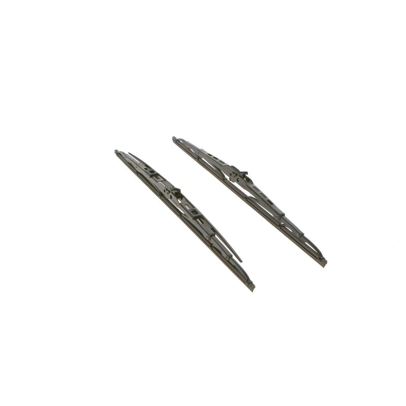 Bosch Front & Rear Super Plus Wiper Blade Set fits Renault Clio I 1996-1998 1.9