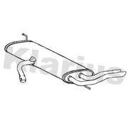 Klarius Box With Tail Pipe Rear fits Seat Altea 2006-2010 2.0