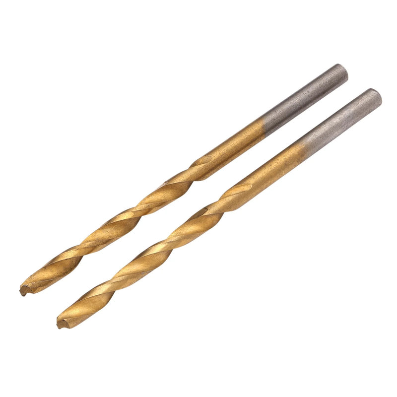 Draper HSS Titanium Nitride Coated Drill Bit, 3 x 61mm (Pack of 2) - DBTS