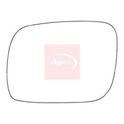 Apec Exterior Wing Mirror Glass Left fits VW Touareg 2002-2010