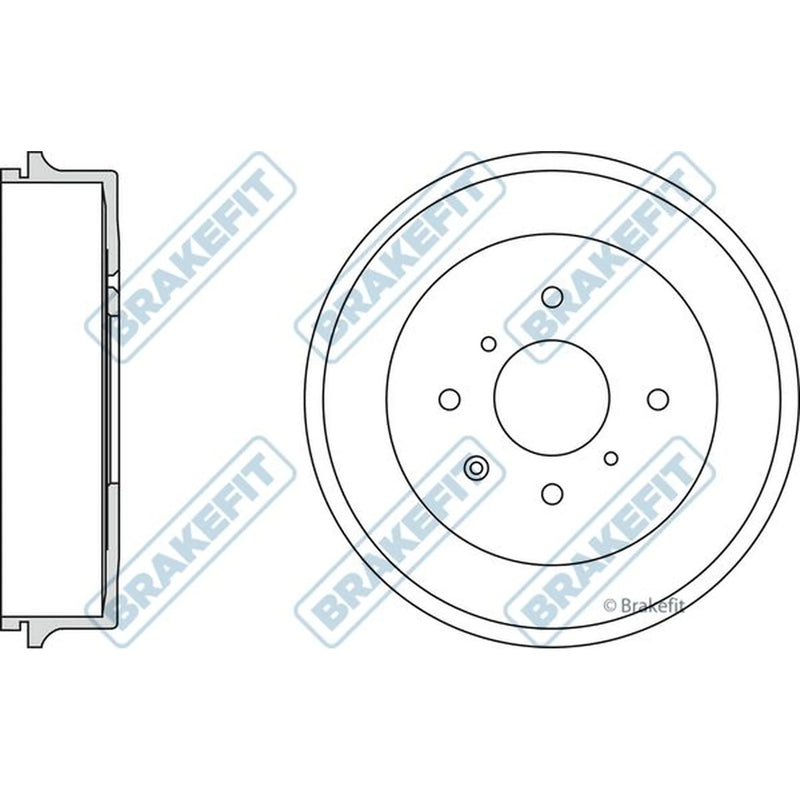 Apec Brake Drum Assembly Rear BDR9029