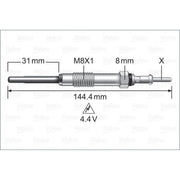Valeo Diesel Engine Glow Plug 345227