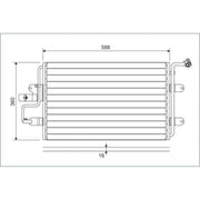 Valeo Air Conditioning Condenser 817244