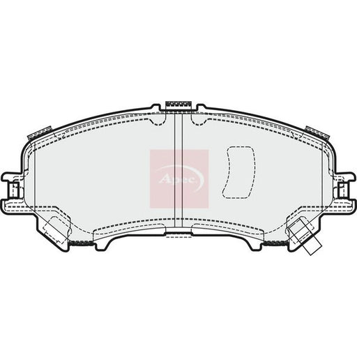 Apec Front Brake Pad Set PAD2032