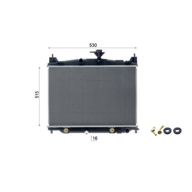 Mahle Engine Radiator fits Mazda 2 2007-2015 1.3 1.5